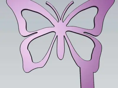 Wonderful Artificial Butterfly Home and Garden And Lawn Decor 3D model buy
