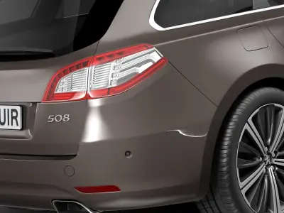 Peugeot 508 SW 2015 3D model