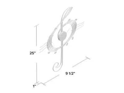 Miguell Wall Clock 3D model