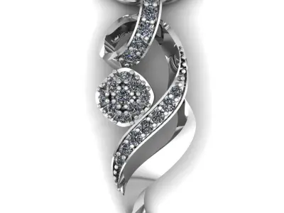 Stone Pendant 3D print model