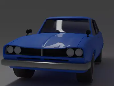Nissan Skyline 1972  3D model