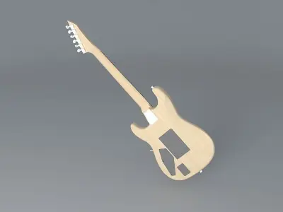 ESP KH-2 guitar Free 3D model