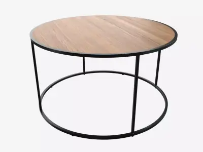 Coffee table Seaford round 3D model