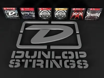 Dunlop String boxes Free 3D model