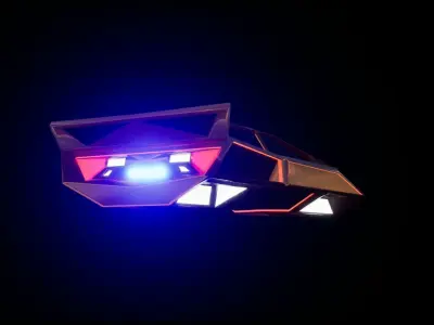 Prototype  DeLorean  3D model