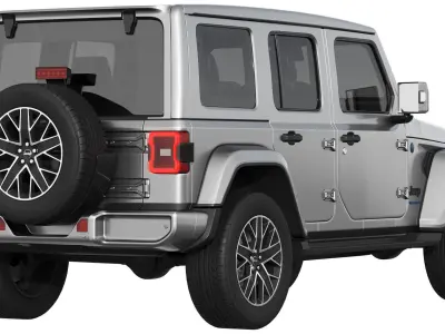 Jeep Wrangler 4xe 2024 3D model