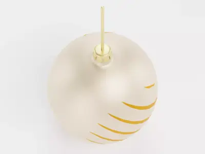 Christmas Ball Ornament V3 Low-poly 3D model
