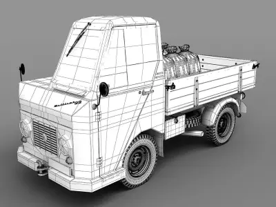 Multicar M22  1964   Kali 3D model