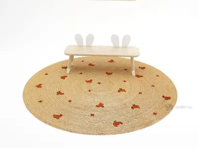 Children furniture set 3D model