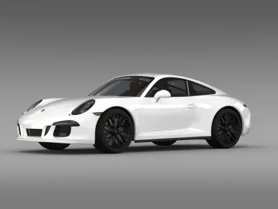 Porsche 911 Carrera GTS Coupe 991 2015 3D model