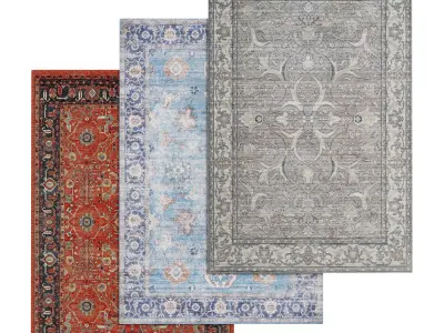 Rug Set 498 3D model