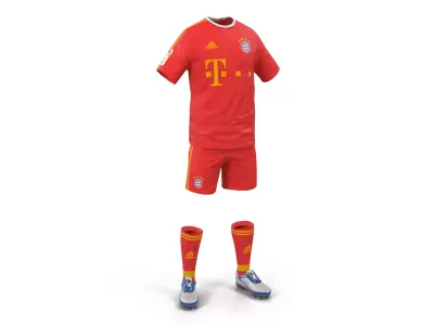 Soccer Clothes Bayern 3D model