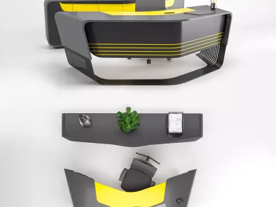 V Sport Office Set 3D model