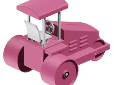 Toddler Road Roller Toy 3D model