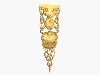 Classic decor ornament 272  3D print model