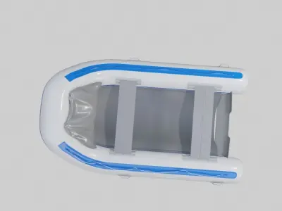 inflatable boat 3D model