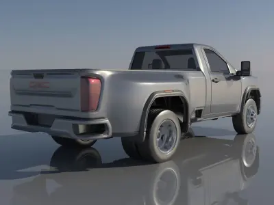 GMC Sierra 3500HD Regular Cab - 2022 3D print model