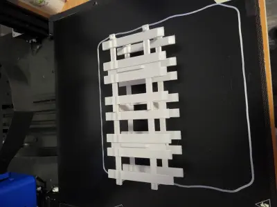 8 car 6 post lift 3D print model