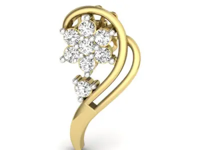 LUXURY DIAMOND EARRINGS  3D print model