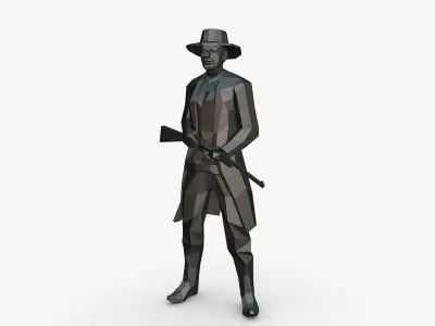 cowboy 3D print model