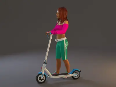 Street Female BCC 2130 002 3D model