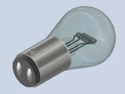 Light bulb 1034 P21-5W 24V - BAY15d 3D model