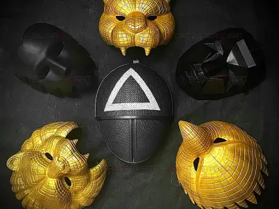 Squid Game Mask - Vip Eagle Mask Cosplay 3D print model