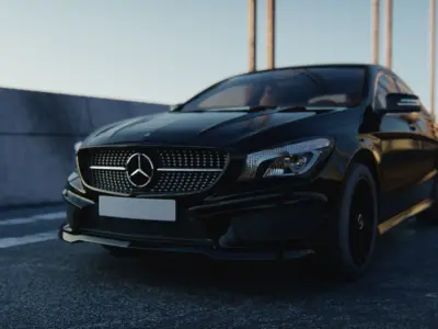 Mercedes Benz CLA Class AMG 3D model 3D model