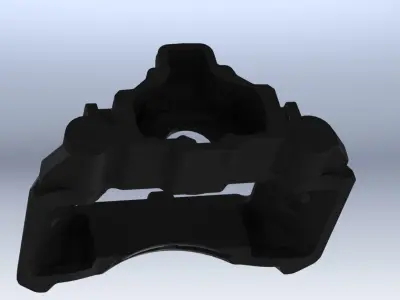 MAN BRAKE CALIPER 81 50804 6088 BODY 3D REVERSE ENGINEERING 3D print model