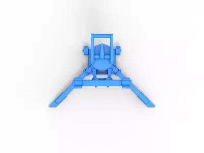Bumper Jack for race car Scale 1 to 25 3D print model