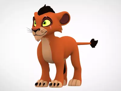 Scar Cub 3D model