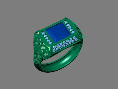 STL 3DM Gents Rings Ready Models Mens Rings 3D print model 3D print model