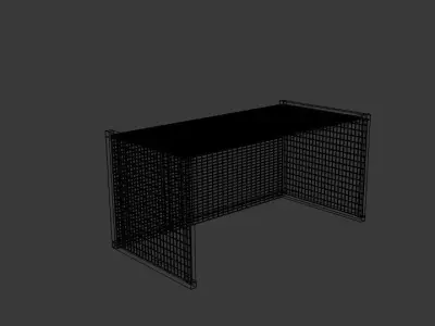 Soccer Goal Net Square  3D model