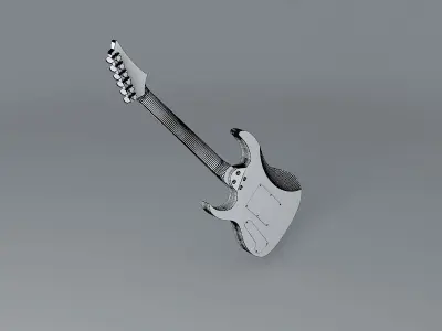 Paul Gilberts Ibanez PGM 301 Free 3D model