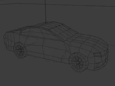 low poly car Free low-poly 3D model 22