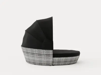 Florence Luxury Sunbed Low-poly 3D model