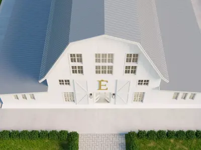 Wedding Venue Barn 3D model