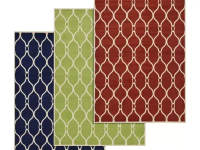 Rug Set 1960 3D model