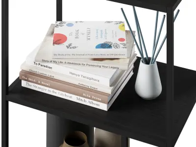 Bookcase Seaford by Actona 3D model