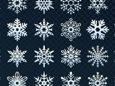 Christmas Ornament - Pendant - Christmas Tree Set  3D print model