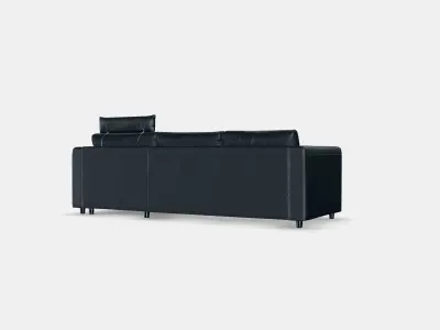 VIMLE 3-seat sofa 2 Low-poly 3D model