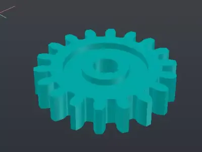 Gear model 3D print model