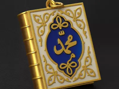 Islamic Pendant 3D Model 3D print model