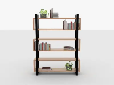 Book shelf 3D model