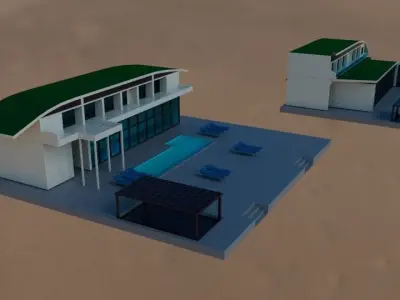 Nurai Islands Estate Villa 3D model
