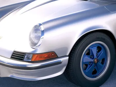 Porsche 911 Carrera RS 1973 3D model