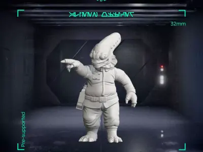 FREE Alieen Officer Free 3D print model