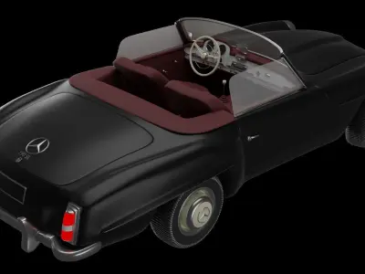 Mercedes Benz 190 SL 1960 3D model