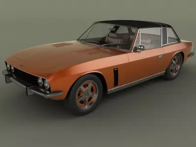 Jensen Interceptor Coupe 1976 3D model