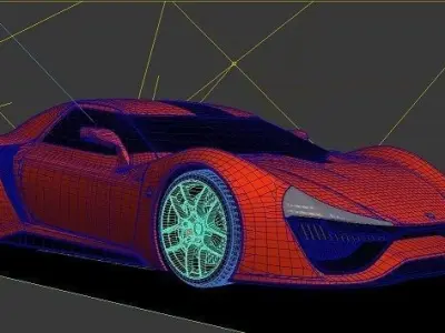 Trion Nemesis 2016 Supercar  3D model